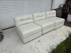 Chateau D ax Armless Leather Chairs - 4706976