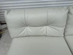 Chateau D ax Armless Leather Chairs - 4706988