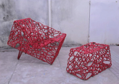 Cheick Diallo Hand woven armchair 2019 - 3525757