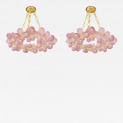 Cherry Blooms Bubble Ring Rock Crystal Chandelier by Phoenix - 2044570