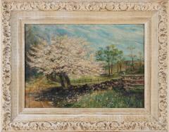 Cherry Blossoms Landscape Oil Painting - 4544281