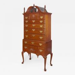 Cherry Bonnet Top Highboy - 1400973