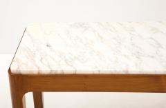 Cherry Wood and Broccatello di Siena Marble Console Table Italy Pair Available - 4566008