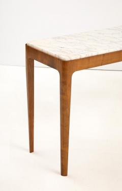 Cherry Wood and Broccatello di Siena Marble Console Table Italy Pair Available - 4566010