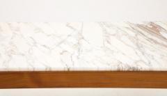 Cherry Wood and Broccatello di Siena Marble Console Table Italy Pair Available - 4566012