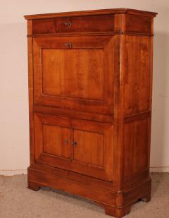 Cherrywood Secretary From The 19th Century france - 3296910