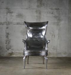 Cheryl Ekstrom Cheryl Ekstrom Frits Henningsen Stainless Steel Chair Sculpture - 445550