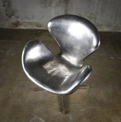 Cheryl Ekstrom Cheryl Ekstrom Swan Chair Stainless Steel Sculpture - 445471