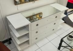 Chest of Drawers in White Lacquered Wood circa 1970 - 2361851