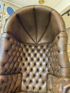 Chesterfield style Carrosse armchair circa 1950 - 2043561