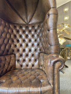 Chesterfield style Carrosse armchair circa 1950 - 2043564