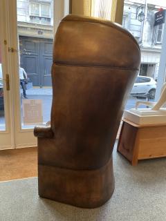 Chesterfield style Carrosse armchair circa 1950 - 2043572