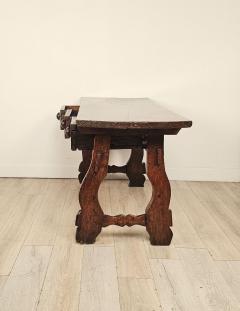 Chestnut Trestle Library Table Italy or Spain circa 1720 - 4718239
