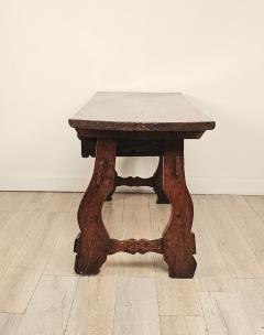 Chestnut Trestle Library Table Italy or Spain circa 1720 - 4718240