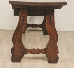 Chestnut Trestle Library Table Italy or Spain circa 1720 - 4718241