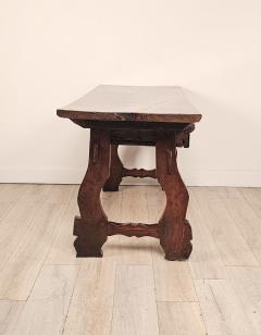 Chestnut Trestle Library Table Italy or Spain circa 1720 - 4718244