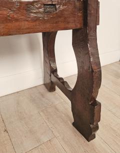 Chestnut Trestle Library Table Italy or Spain circa 1720 - 4718247