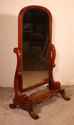 Cheval Mirror In Mahogany 19 Century - 2434433