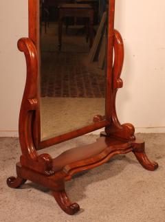 Cheval Mirror In Mahogany 19 Century - 2434434