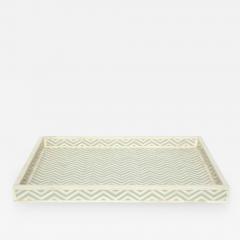 Cheveron Pattern Bone Tray - 1818816