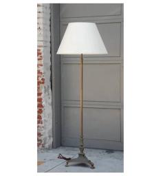 Chic French 40s Neoclassical Bronze Floor Lamp in the Style of Maison Jansen - 2878027