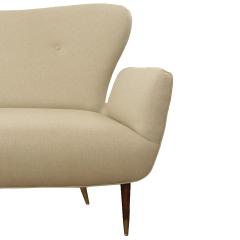 Chic Italian Mid Century Modern Settee 1950s - 3007147