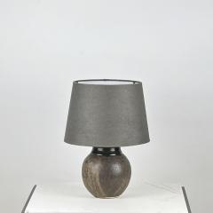 Chic Studio Ceramic Desk Lamp with Matching Charcoal Paper Shade - 4253475