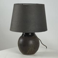 Chic Studio Ceramic Desk Lamp with Matching Charcoal Paper Shade - 4253477