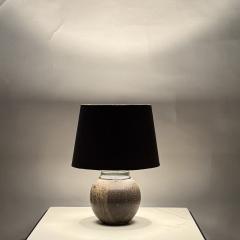 Chic Studio Ceramic Desk Lamp with Matching Charcoal Paper Shade - 4253482