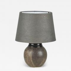 Chic Studio Ceramic Desk Lamp with Matching Charcoal Paper Shade - 4256331