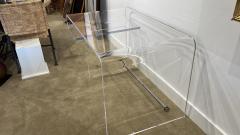 Chic Vintage Curved Lucite Desk - 4619885