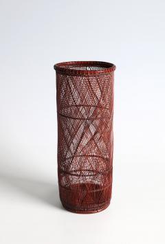 Chikubosai Maeda II Cylindrical Basket 1980s - 4211707