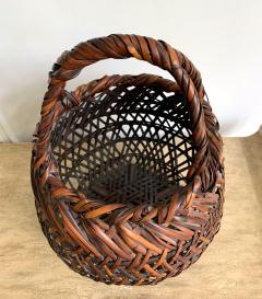 Chikuryosai I Yamamoto Japanese Bamboo Ikebana Basket by Yamamoto Chikuryosai I Shoen - 1367308