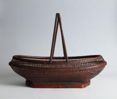 Chikuryosai Yamamoto II Handled Serving Basket T 4635  - 3062786