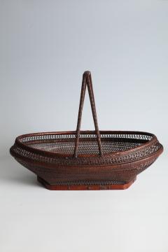 Chikuryosai Yamamoto II Handled Serving Basket T 4635  - 3062787