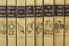 Child Craft Gilt Leather Bound Collection Book Set - 2107193