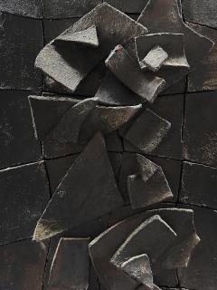 Chili Emerman Brutalist Ceramic Abstract Wall Sculpture - 4585970