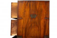 China Trade Camphor Brass Mounted British Campaign Chest ca 1840 - 4502212