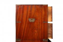 China Trade Camphor Brass Mounted British Campaign Chest ca 1840 - 4502213