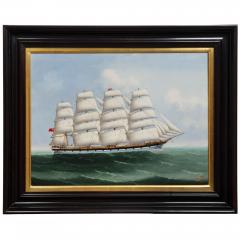 China Trade Painting of Ship County of Caithness by Lai Fong ca 1897 - 4470645