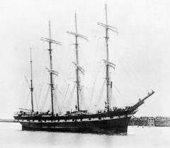 China Trade Painting of Ship County of Caithness by Lai Fong ca 1897 - 4470654