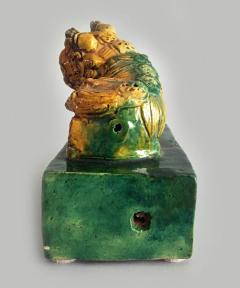 Chinese Antique Sancai Glazed Foo Dog - 2555866