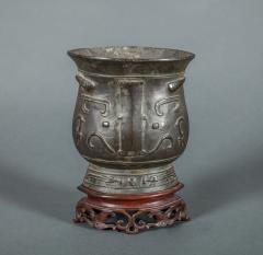 Chinese Archaic Design Bronze Vase - 327741