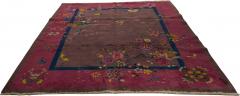 Chinese Art Deco Purple Area Rug - 4412587