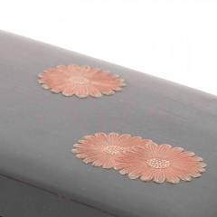 Chinese Black Lacquered Box With Flowers - 4673253