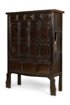 Chinese Black Lacquered Elm Cabinet - 4631852