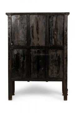 Chinese Black Lacquered Elm Cabinet - 4631855