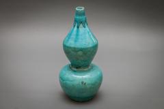 Chinese Blue Glaze Gourd Shape Vase - 339216