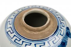 Chinese Blue White Porcelain Covered Jars with Figural Scenes - 4673017