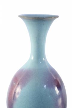 Chinese Blue and Purple Glazing Porcelain Vase - 4656358